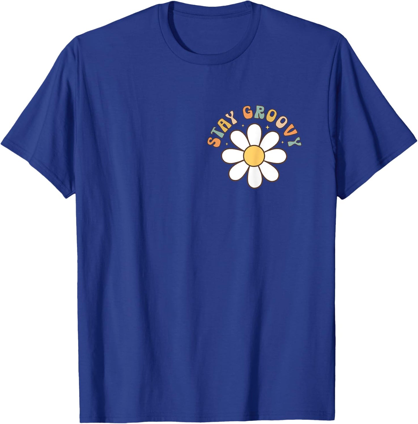 Stay Groovy Retro Hippie 60s 70s 80s Costume Theme Party T-Shirt - T-Shirt | Royal
