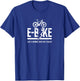 E-Bike Rider Bicycle Electric Cyclist T-Shirt - T-Shirt | Royal