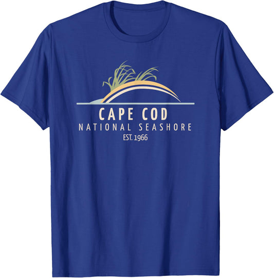 Souvenir Gift Cape Cod National Seashore T-Shirt - T-Shirt | Royal