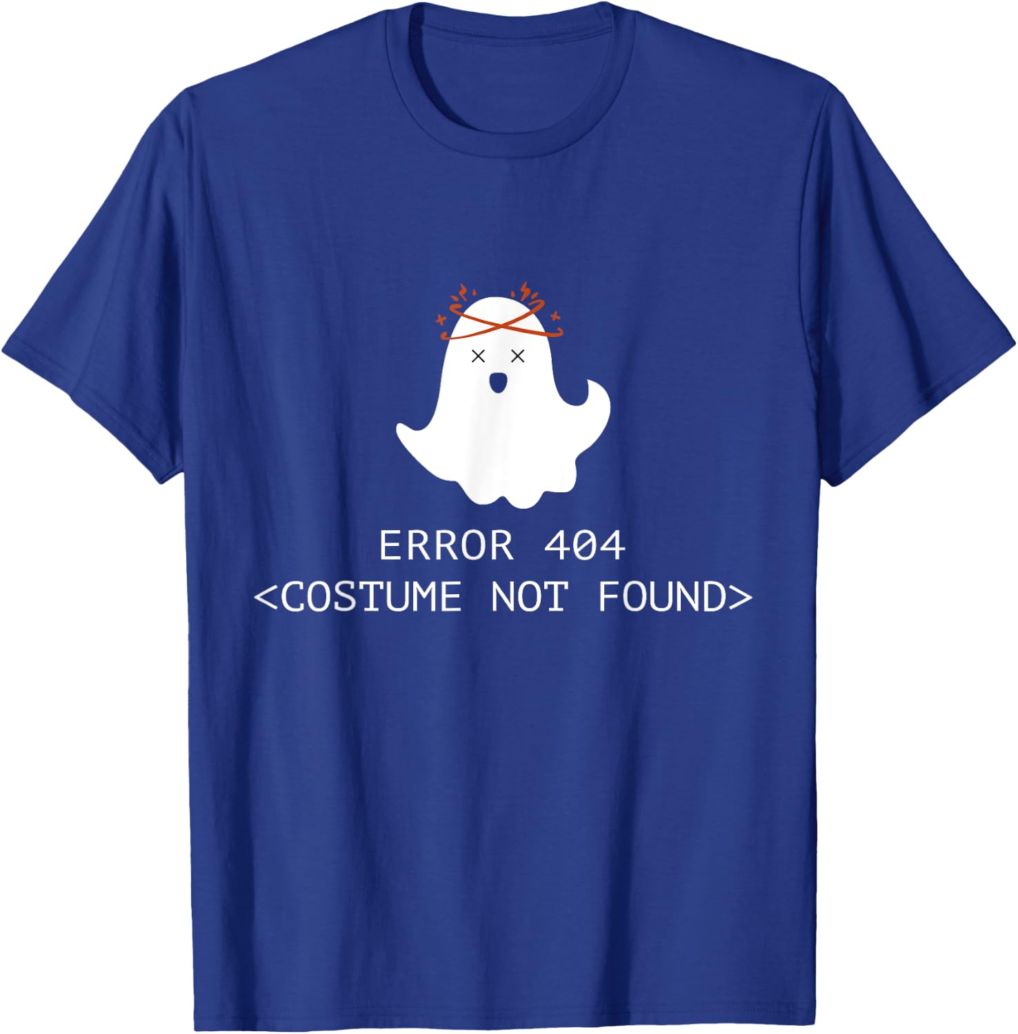 Error 404 Costume Not Found Halloween Coding Costume T-Shirt - T-Shirt | Royal