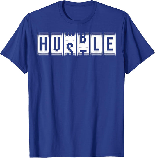 Funny Hustle Gift Cool Humble Odometer T-Shirt - T-Shirt | Royal