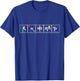 Kendama Elements Japanese Toy Sword And Ball Game Gift T-Shirt - T-Shirt | Royal