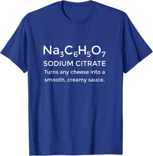 Funny Nacho Cheese Sodium Citrate T-Shirt - T-Shirt | Royal