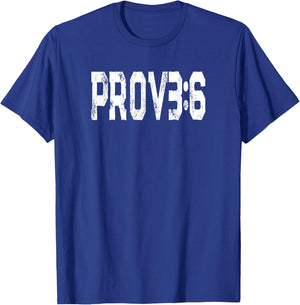 Favorite Bible Verse Proverbs 3 6 God Straight Paths T-Shirt - T-Shirt | Royal
