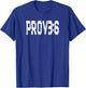 Favorite Bible Verse Proverbs 3 6 God Straight Paths T-Shirt - T-Shirt | Royal