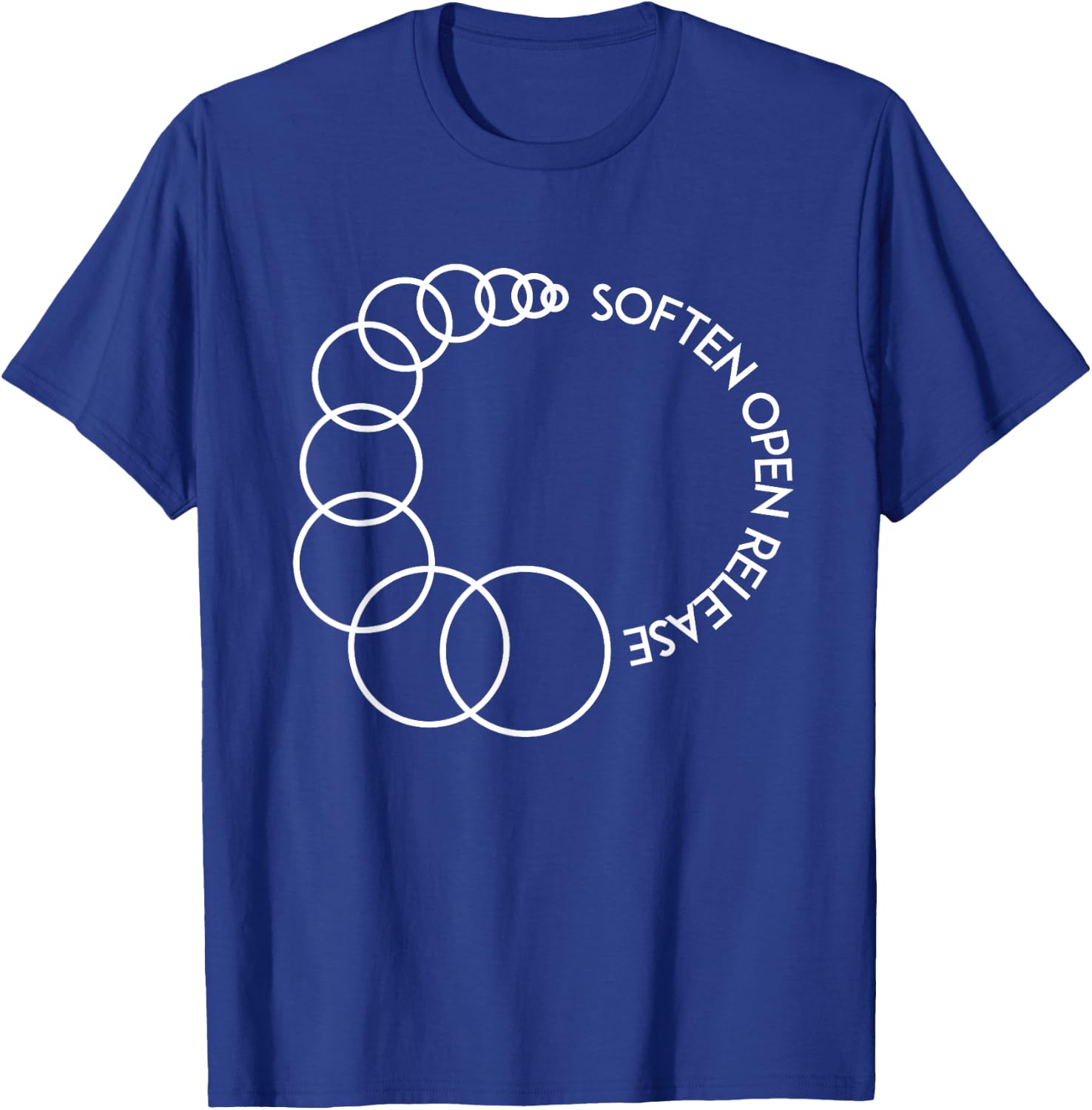 Soften Open Release Doula Labor Coach Birth Companion T-Shirt - T-Shirt | Royal