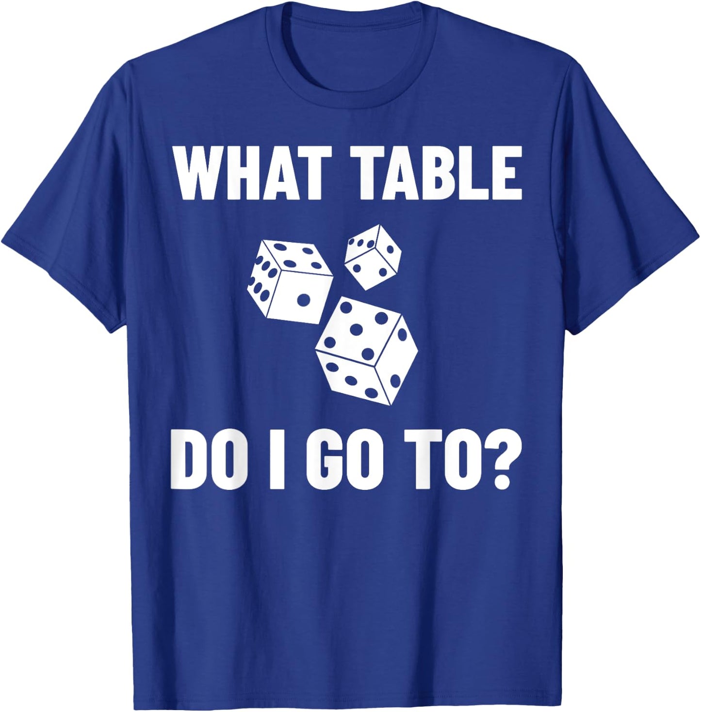 Bunco Dice Game Rules Night Party T-Shirt - T-Shirt | Royal
