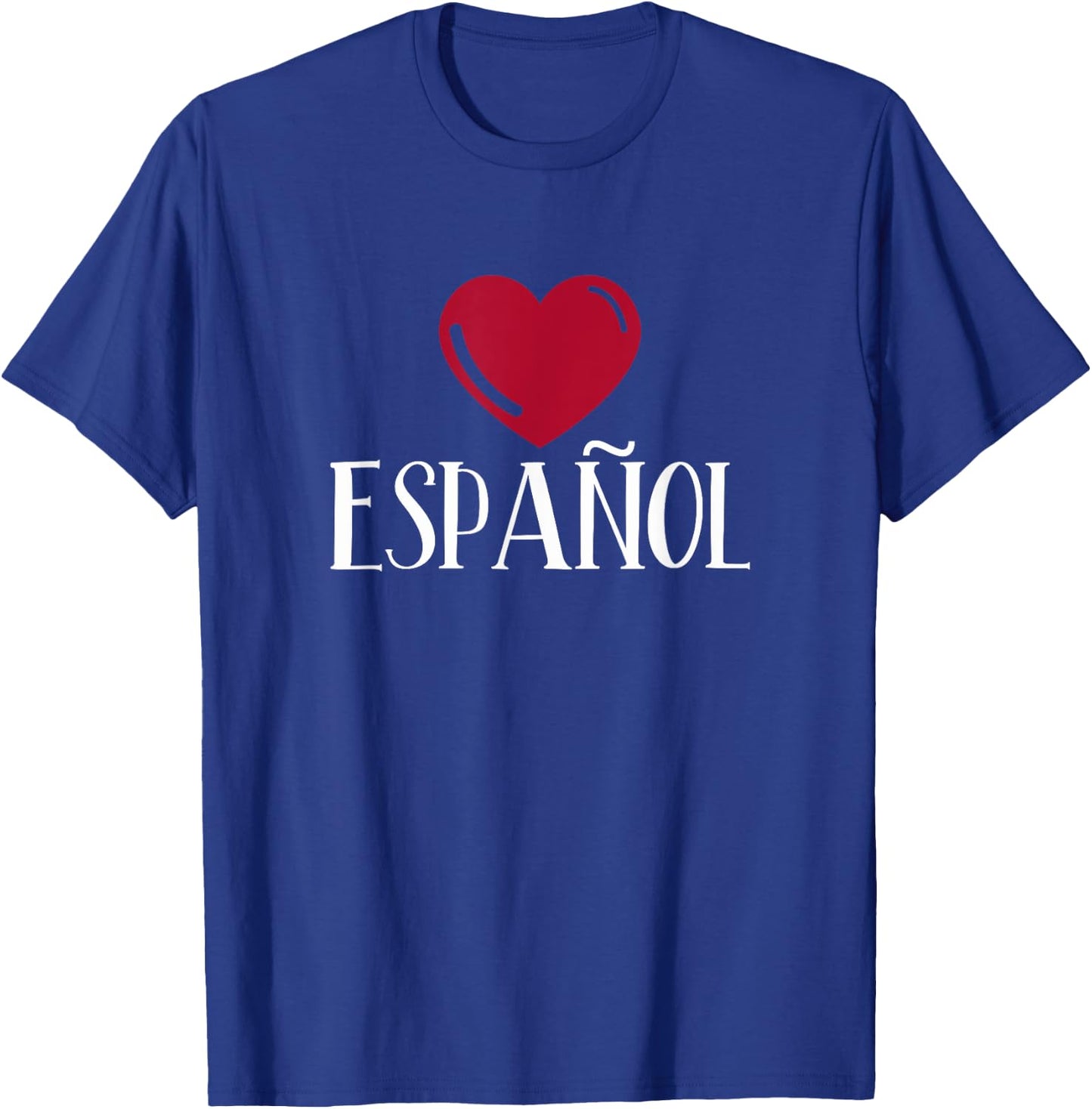 I Love Espanol Heart - Spanish Language Teacher or Student Women Kids T-Shirt - T-Shirt | Royal