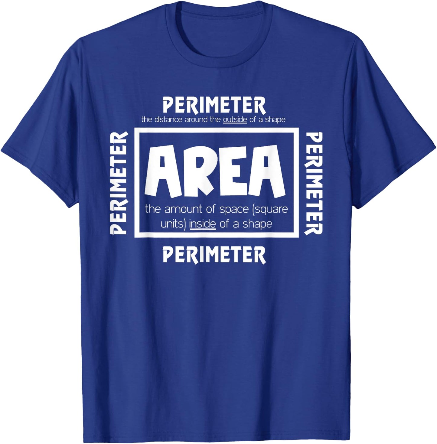 Area Perimeter T-Shirt - T-Shirt | Royal