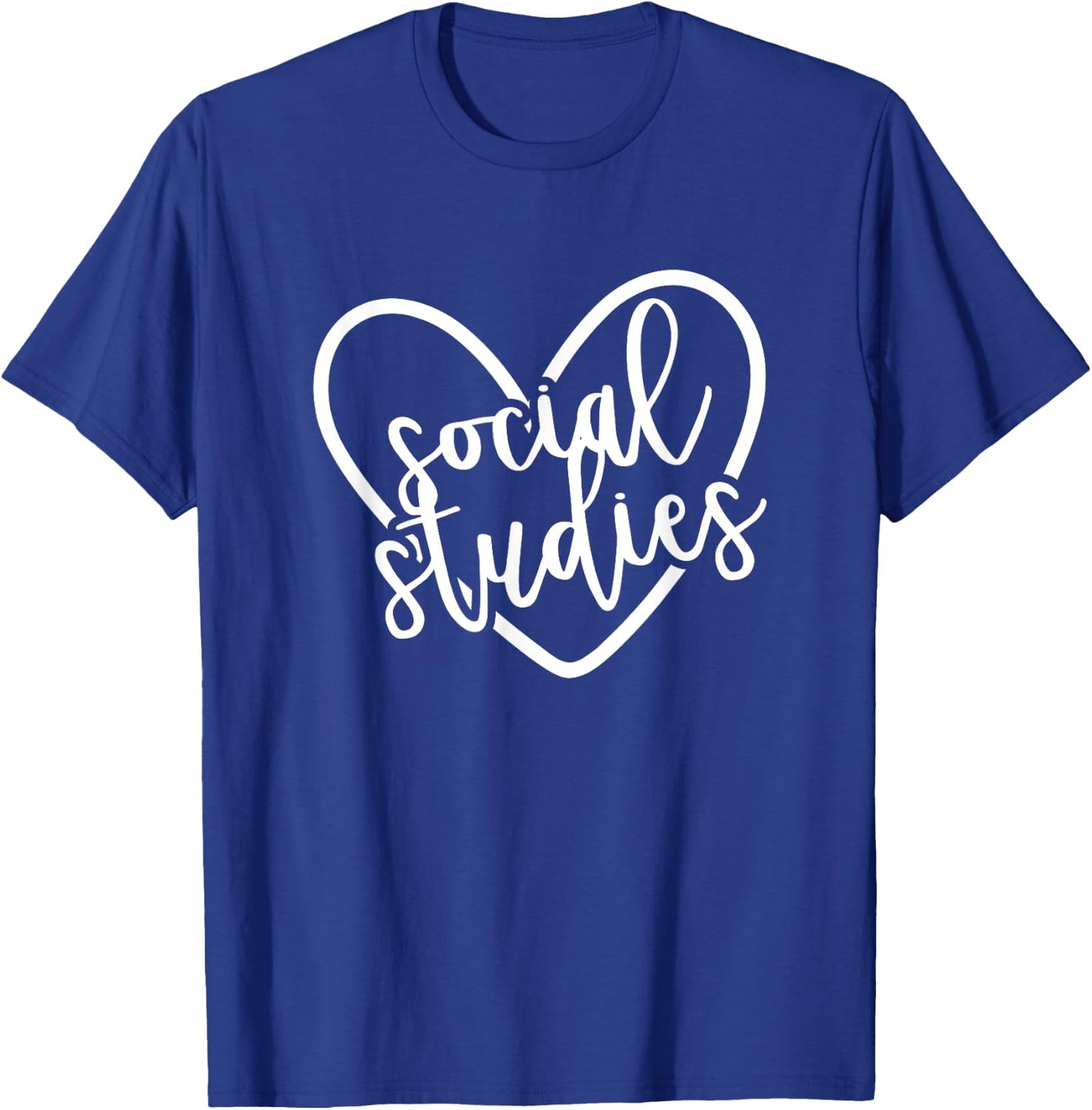 Social Studies Back to School Matching Group History T-Shirt - T-Shirt | Royal