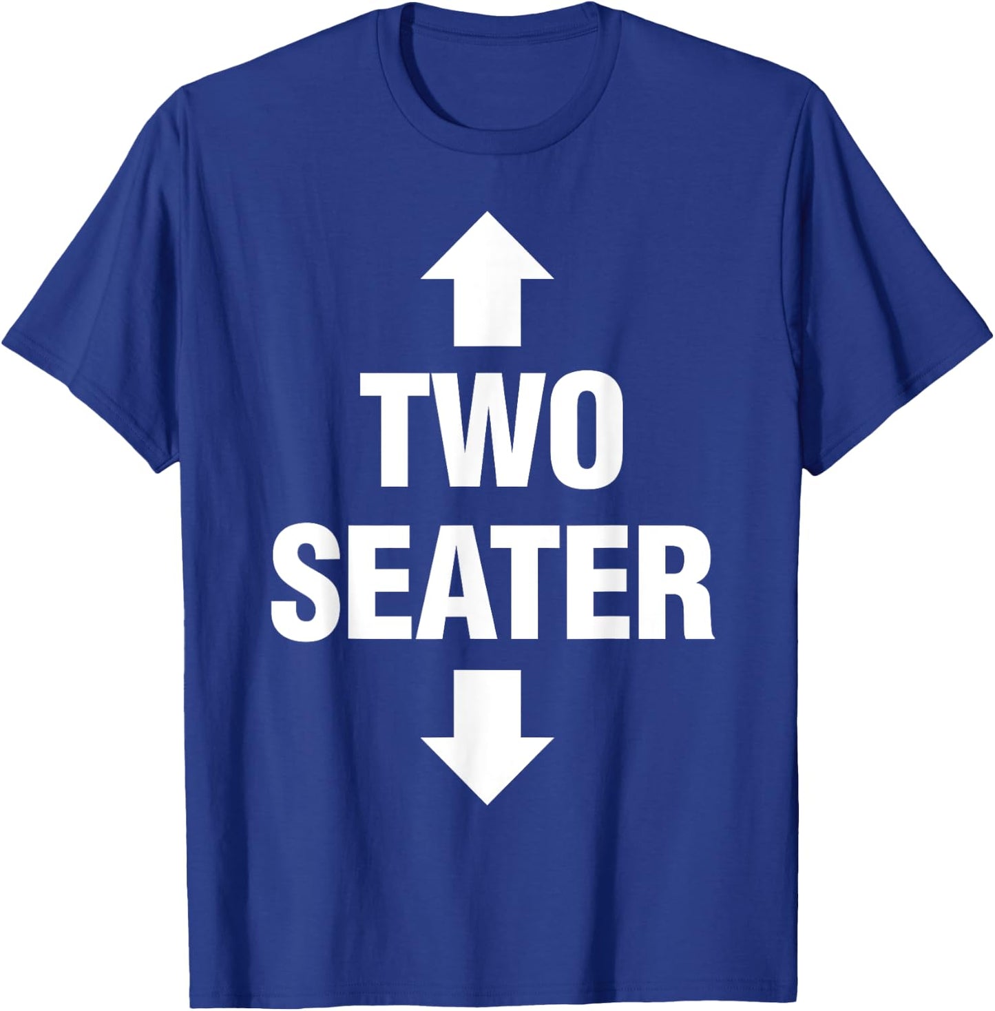 Two Seater Shirt Men's Adult Fetish Swinger Polygamy Gift T-Shirt - T-Shirt | Royal