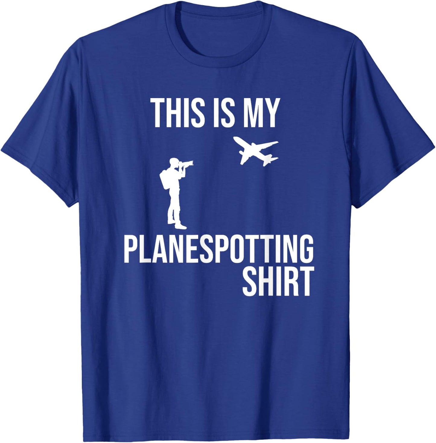 My Planespotting Shirt Planespotter Aviation Photographer T-Shirt - T-Shirt | Royal