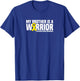 My Brother is a Warrior Childhood Cancer Awareness T-Shirt - T-Shirt | Royal