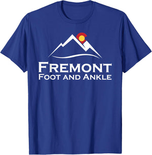 Fremont Foot & Ankle White Logo T-Shirt - T-Shirt | Royal