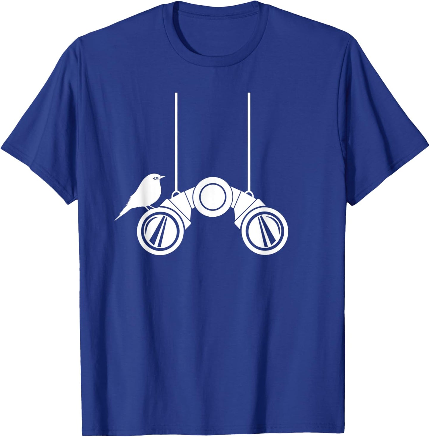 Hanging binoculars Birdwatchers costume ideas Bird watching T-Shirt - T-Shirt | Royal