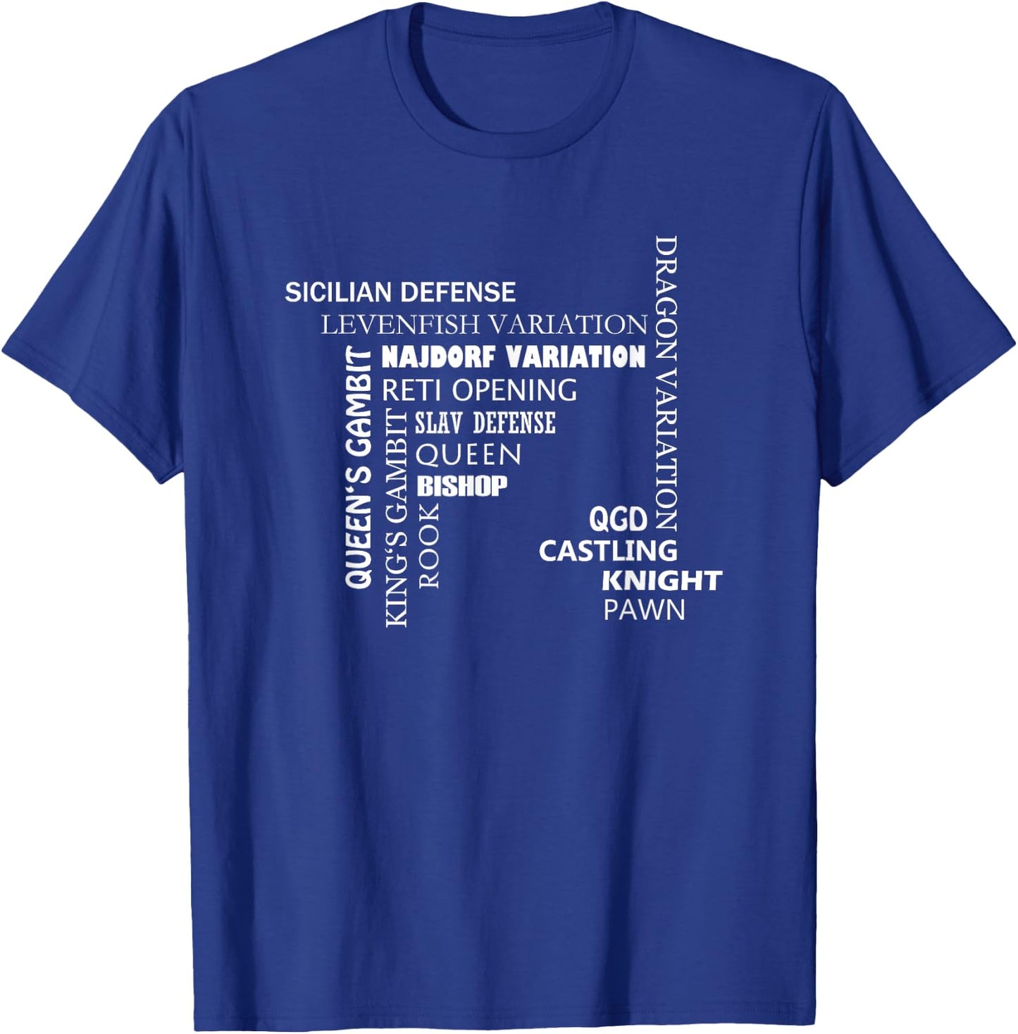 Chess Player Gift Ideas Chess Terms T-Shirt - T-Shirt | Royal