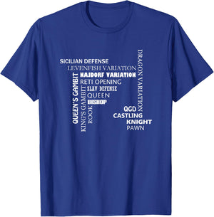 Chess Player Gift Ideas Chess Terms T-Shirt - T-Shirt | Royal