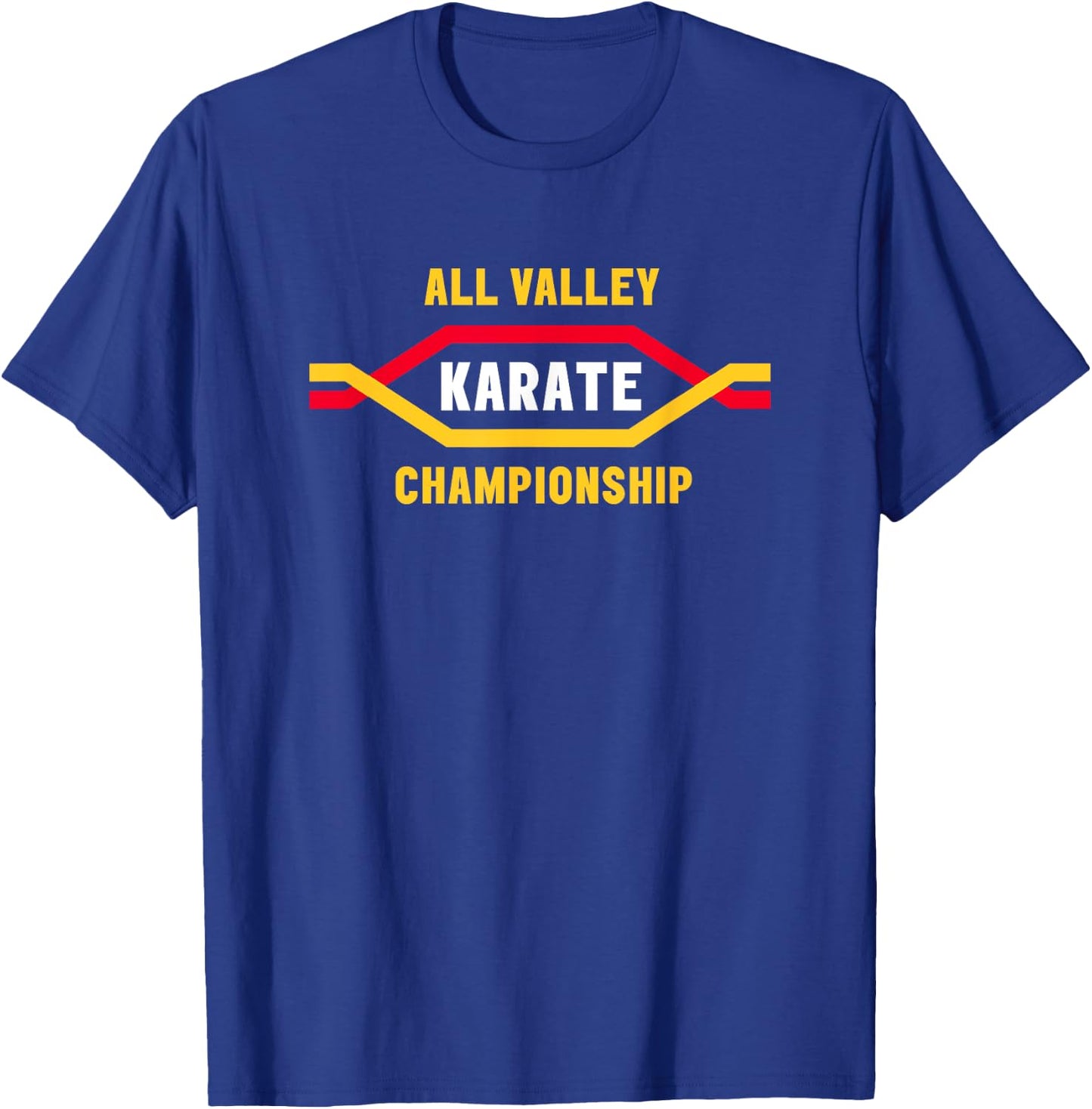 Cobra Kai All Valley Fist Logo T-Shirt - T-Shirt | Royal