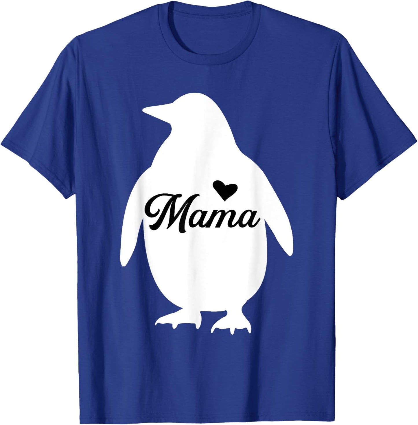 Mama Penguin T-Shirt - T-Shirt | Royal