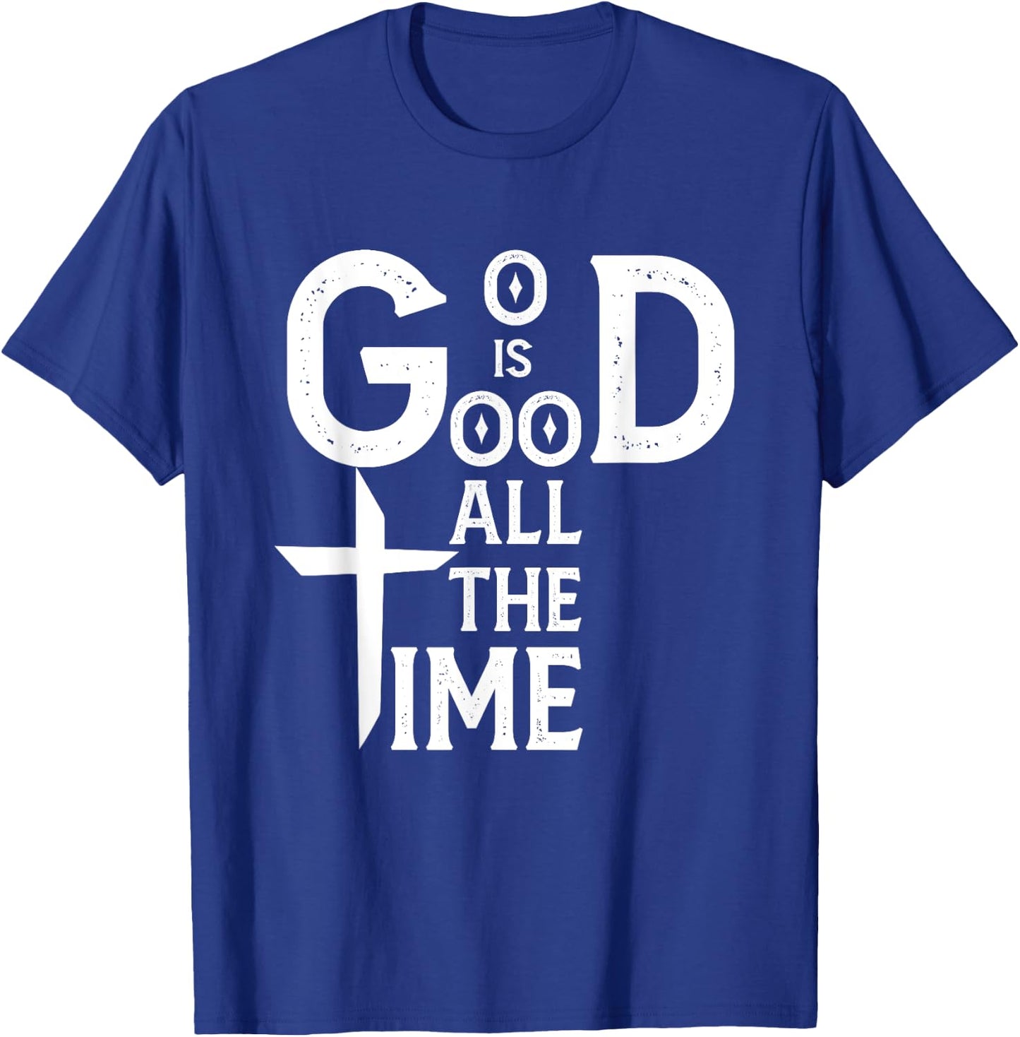 God Is Good All Time Jesus Christ Religious Christian T-Shirt - T-Shirt | Royal