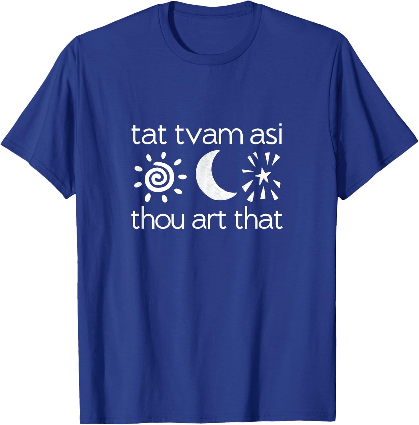 Tat Tvam Asi Thou Art That | Sanskrit Yoga T-Shirt - T-Shirt | Royal