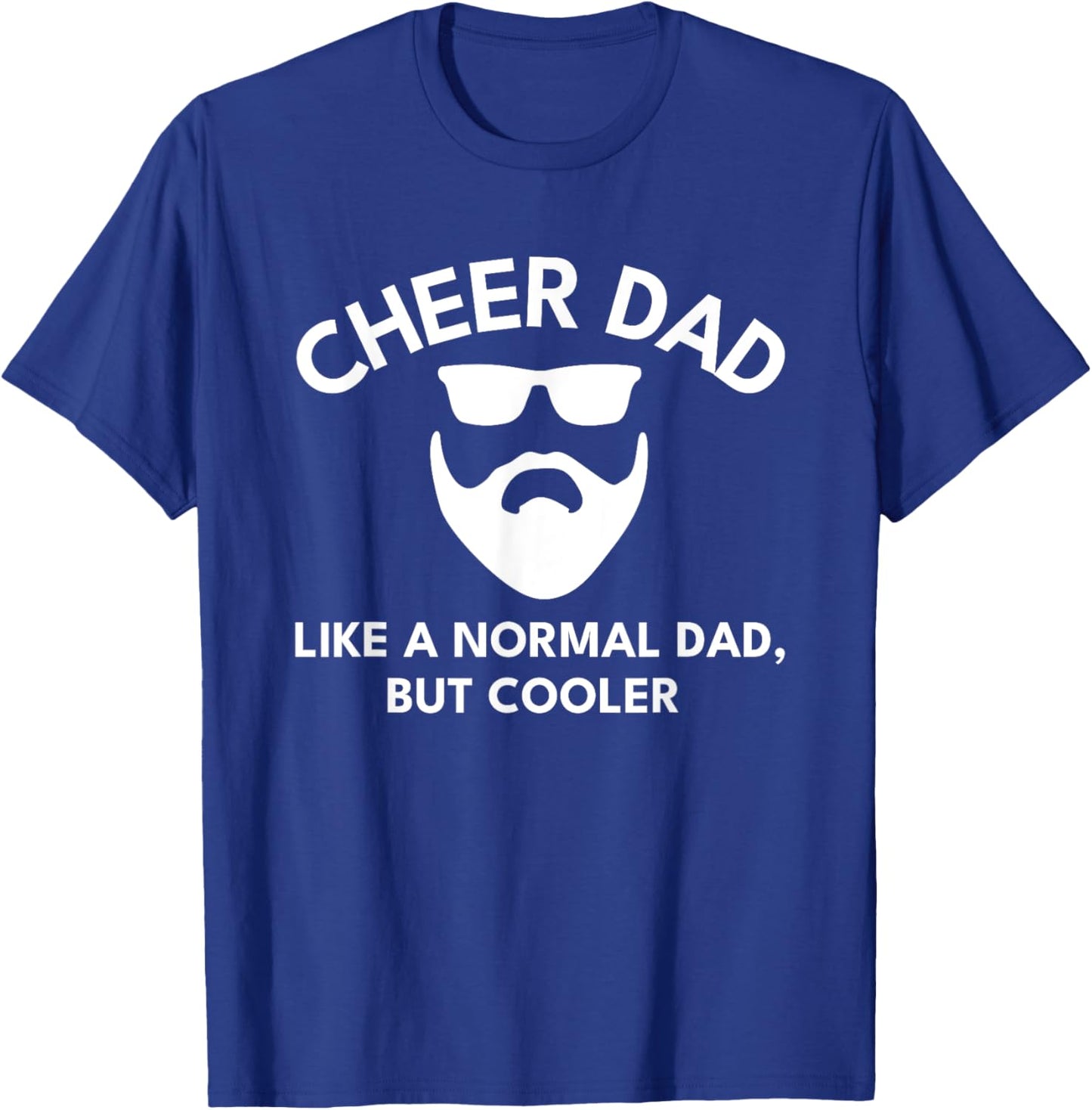 Cheer Dad Cheerleading Bearded Definition T-Shirt - T-Shirt | Royal