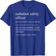 Funny Radiation Safety Officer Definition RSO Medical T-Shirt - T-Shirt | Royal