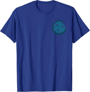 Triskele Celtic Knot T-Shirt - T-Shirt | Royal