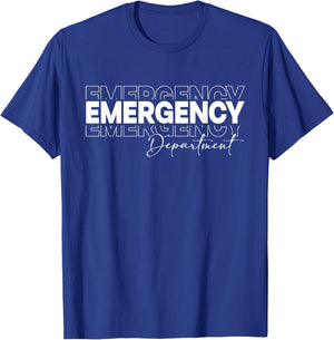 Emergency Department Emergency Room Healthcare Nursing T-Shirt - T-Shirt | Royal