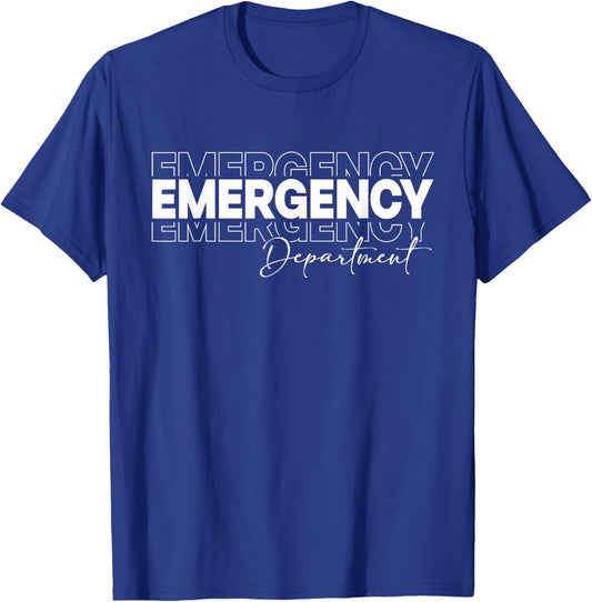 Emergency Department Emergency Room Healthcare Nursing T-Shirt - T-Shirt | Royal