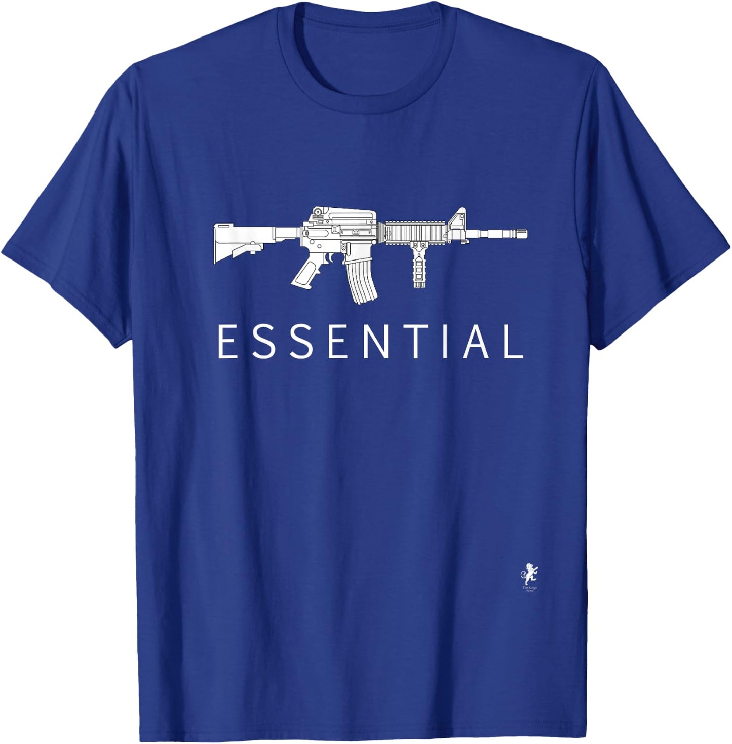 Essential AR-15 Assualt Rifle T-Shirt - T-Shirt | Royal