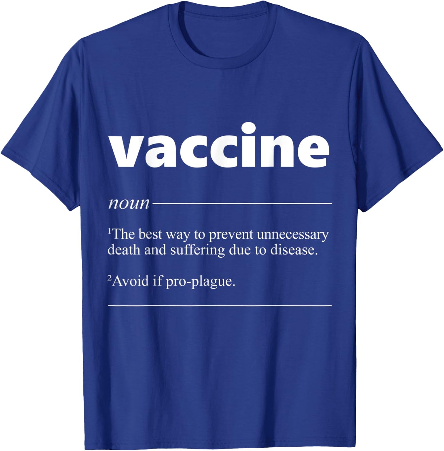 Vaccine Definition Nurse Doctor Vaccination T-Shirt - T-Shirt | Royal