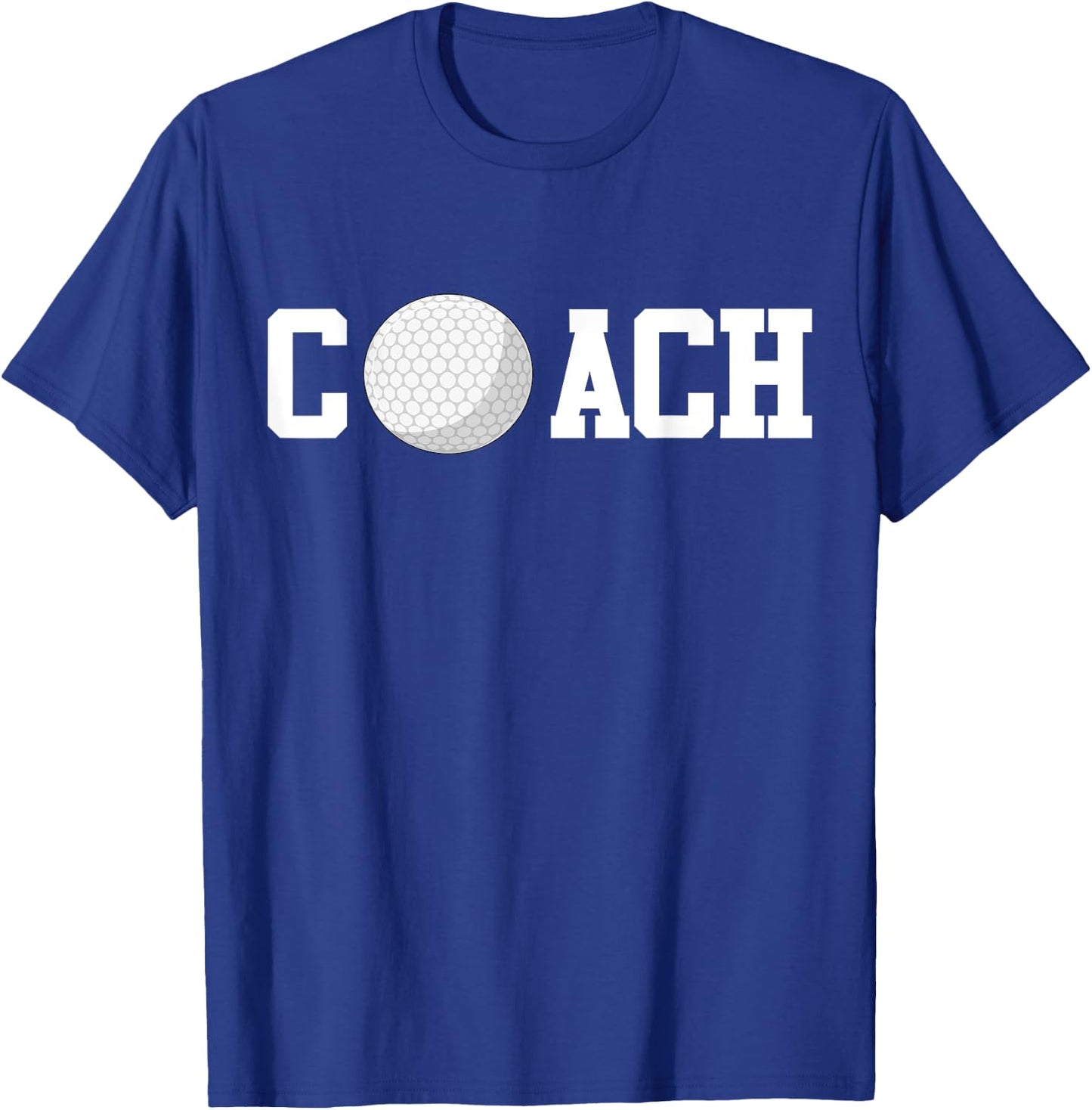 Golf Instructor Coach Golfer Golf Ball Gift Golf Course T-Shirt - T-Shirt | Royal