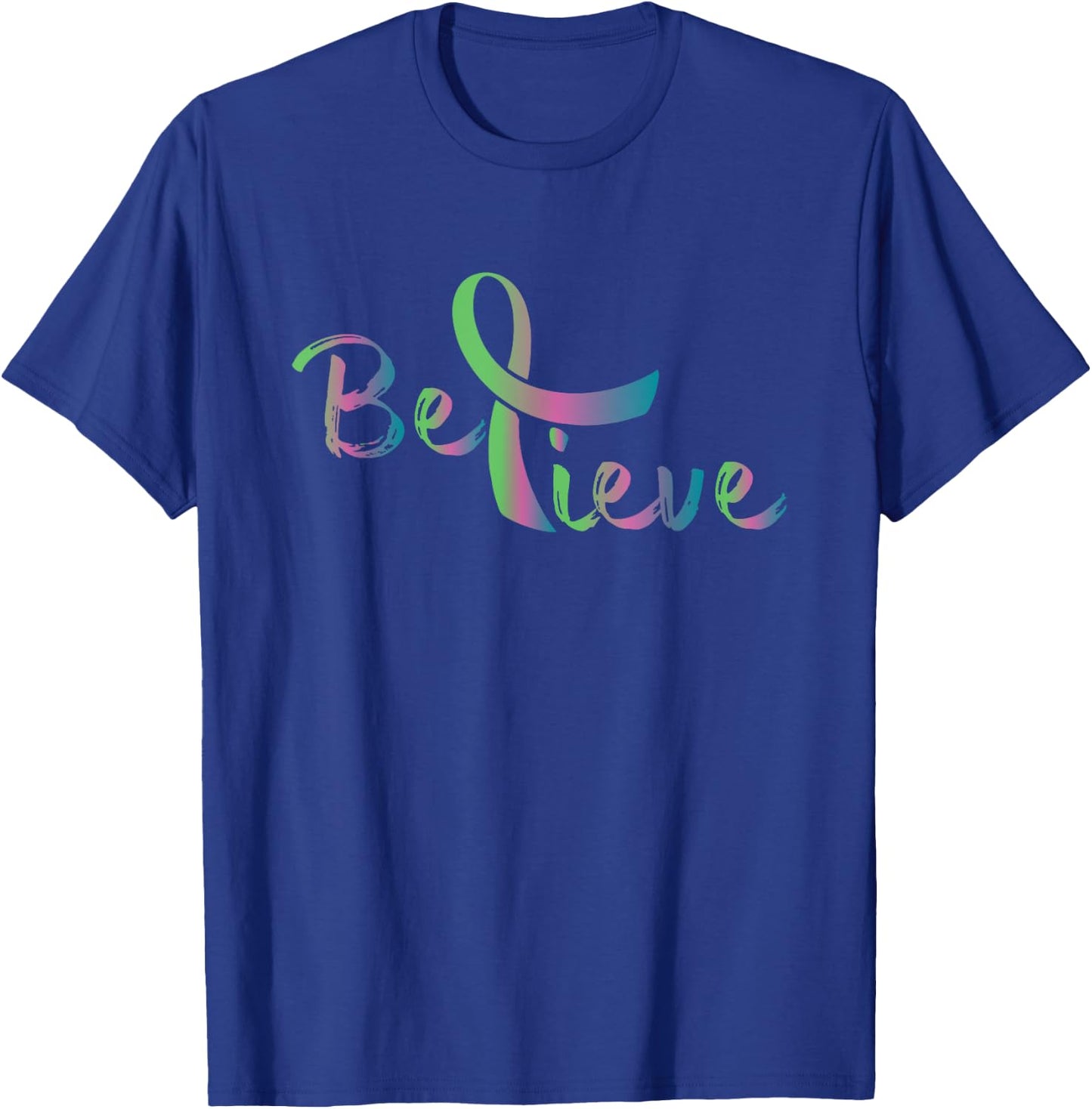 Metastasised Breast Cancer Faith Fighter Survivor Gesche T-Shirt - T-Shirt | Royal