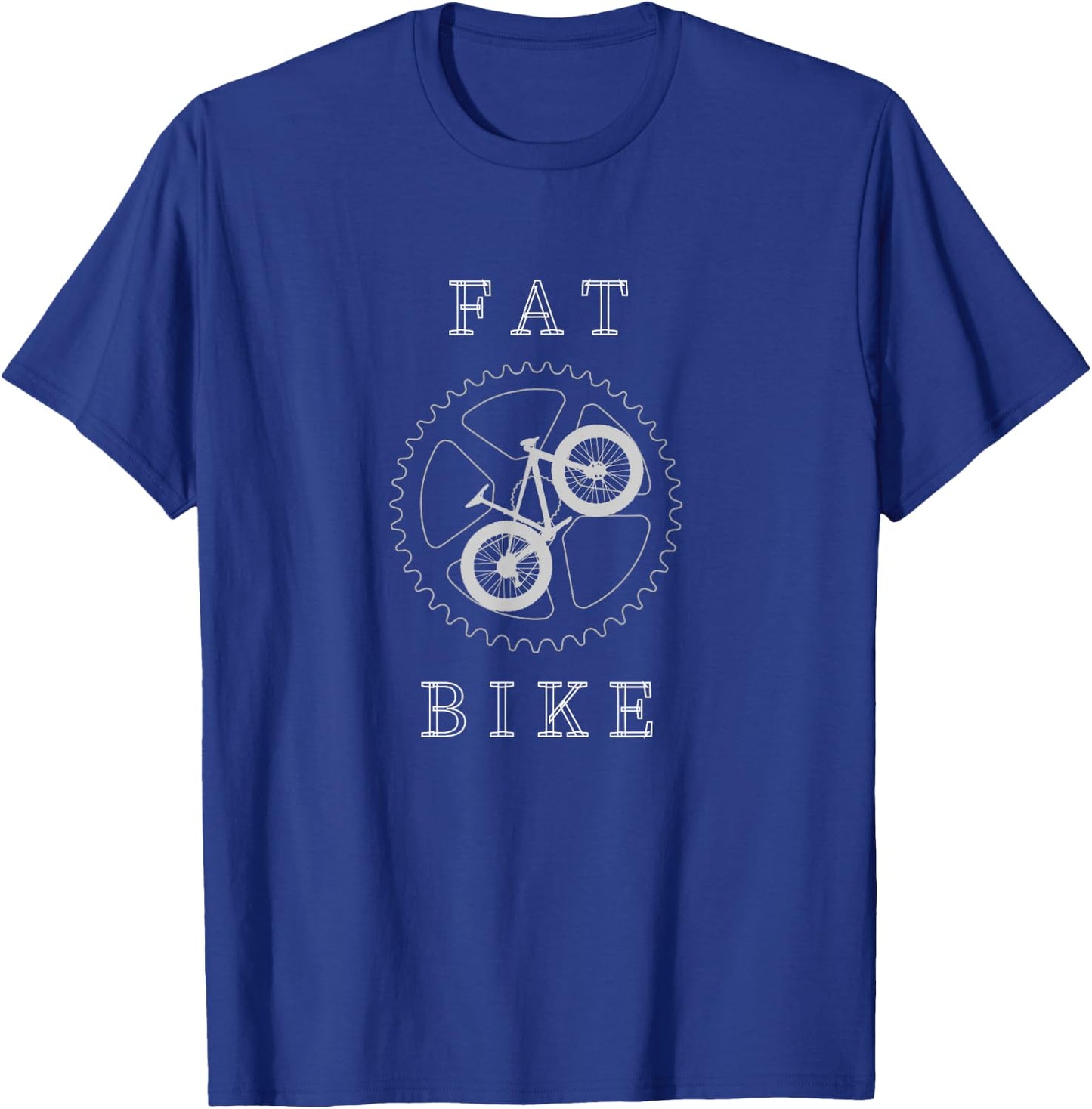 Fat bike mountain bike design T-Shirt - T-Shirt | Royal