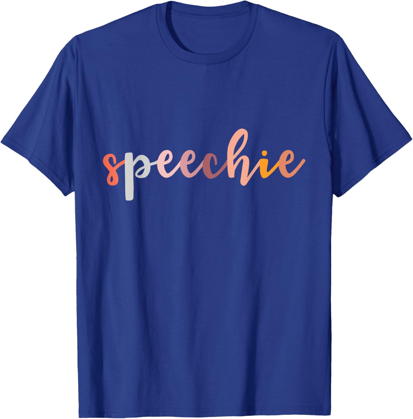 Speechie Gift Language Therapist Boho Retro Pathologist Gift T-Shirt - T-Shirt | Royal