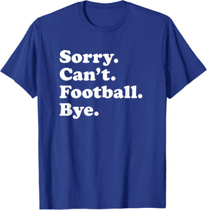 Funny Football Gift Women Boys or Girls T-Shirt - T-Shirt | Royal