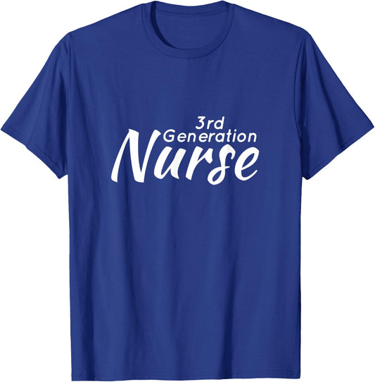 3rd Generation Nurse T-Shirt - T-Shirt | Royal