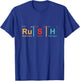 Rush (Ru-S-H) Periodic Table Elements Shirt T-Shirt - T-Shirt | Royal