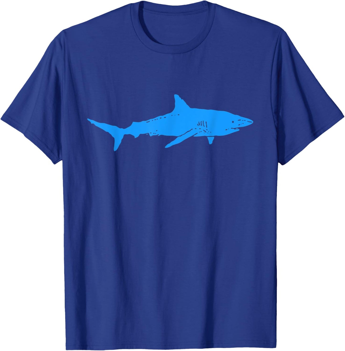 Shark | Cool Blue Shark | Shark Ocean Gift T-Shirt - T-Shirt | Royal