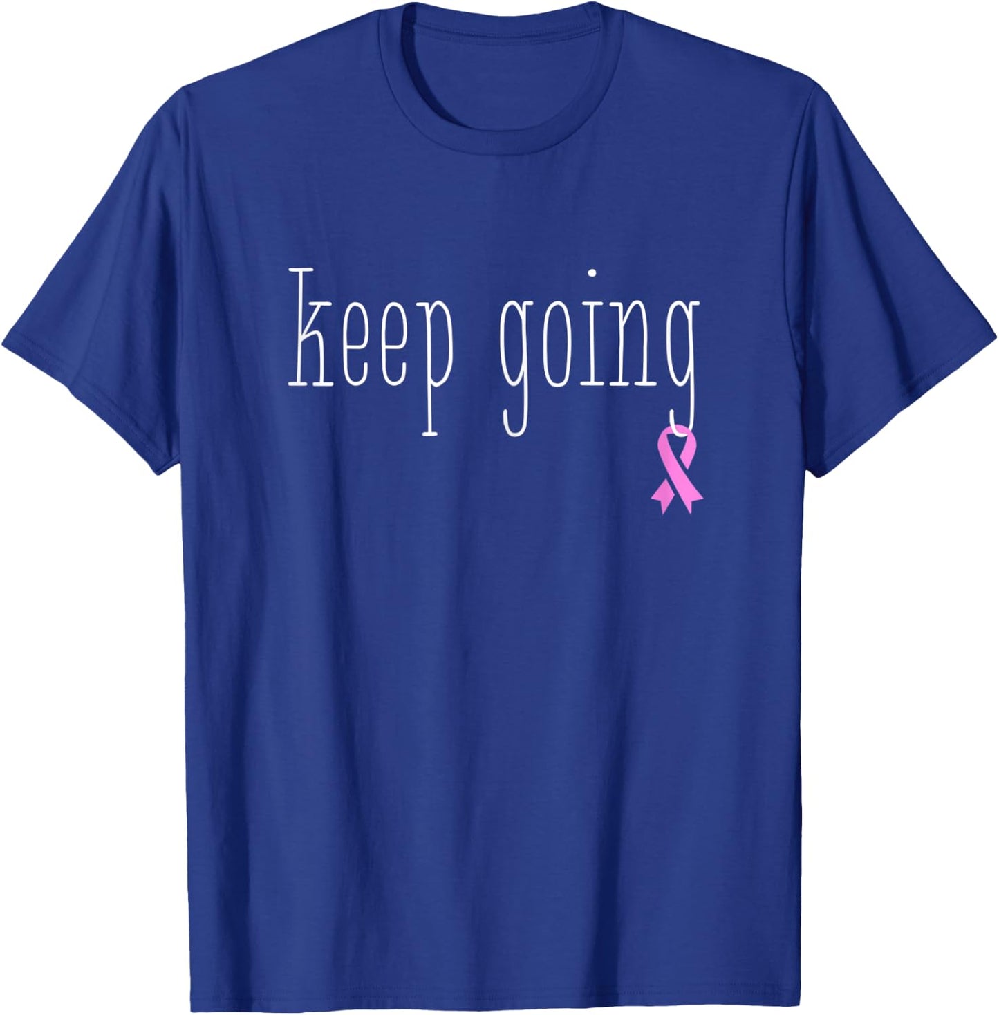 Breast Cancer Treatment Survivor Gift Design Pink Ribbon T-Shirt - T-Shirt | Royal