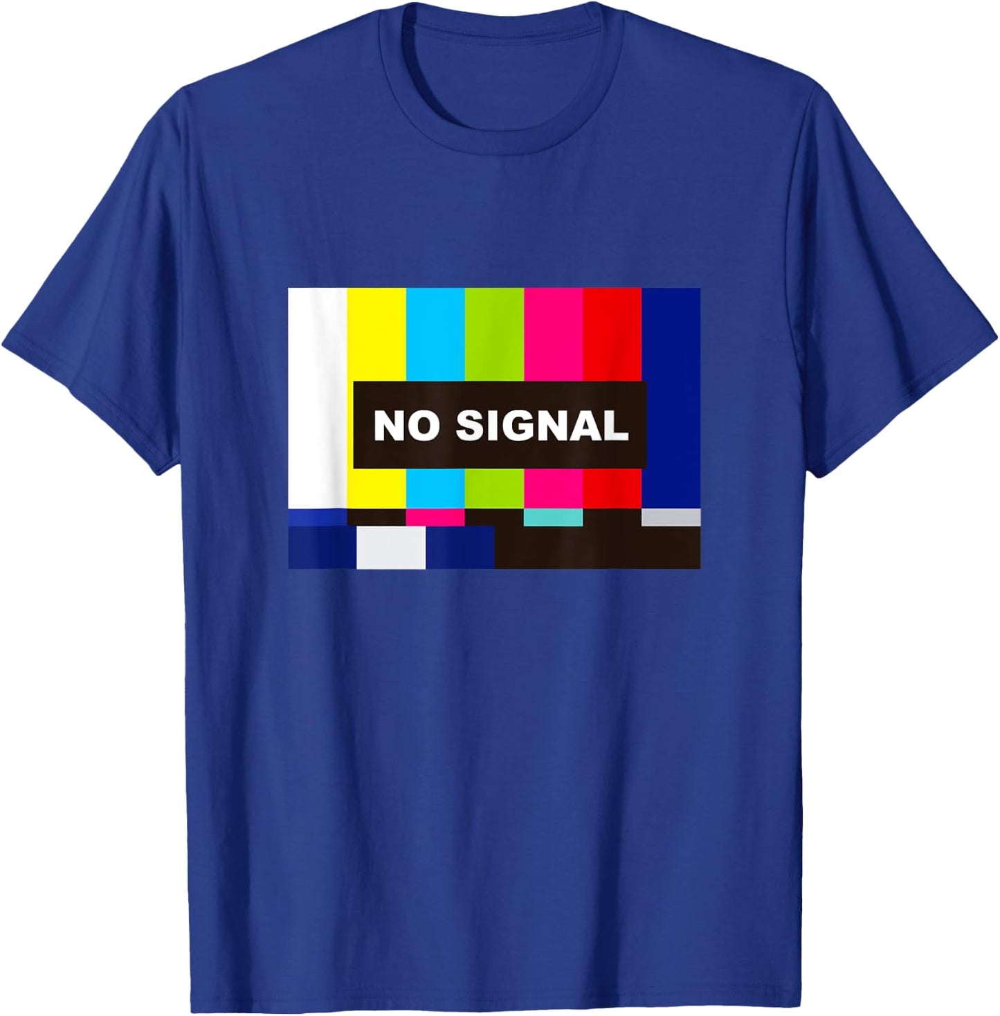 Nostalgia Shirts - Analog Television No Signal T-Shirt - T-Shirt | Royal