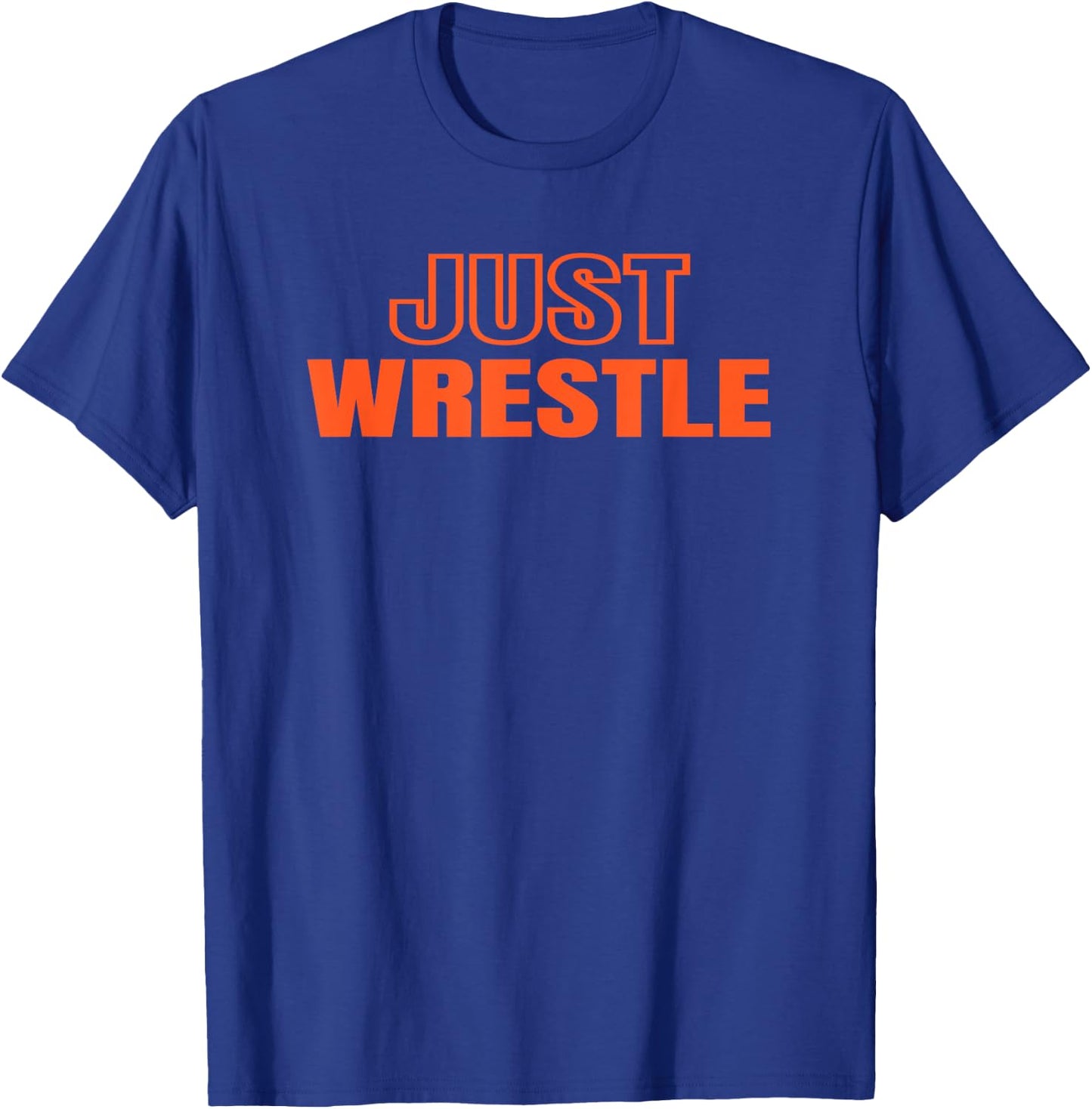 Just Wrestle Oklahoma Wrestling Team OK Okie Wrestler State T-Shirt - T-Shirt | Royal