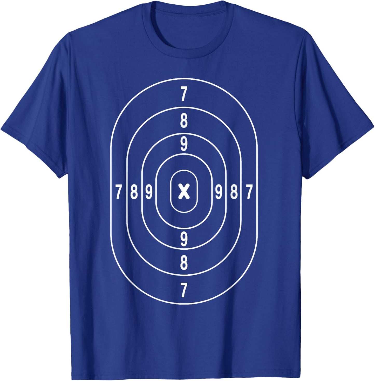 Cool Shooting Range Target | Funny Marksman Gun Lover Gift T-Shirt - T-Shirt | Royal