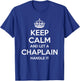 CHAPLAIN Gift Funny Job Title Profession Birthday Work Idea T-Shirt - T-Shirt | Royal