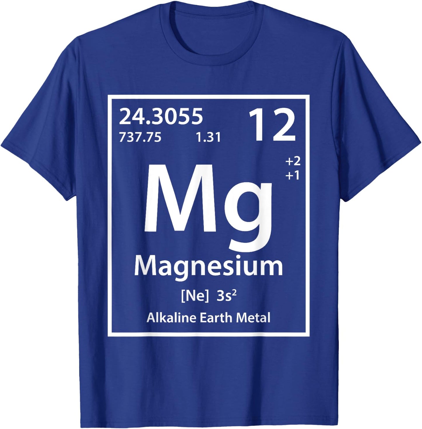 Magnesium Element (white) T-Shirt - T-Shirt | Royal