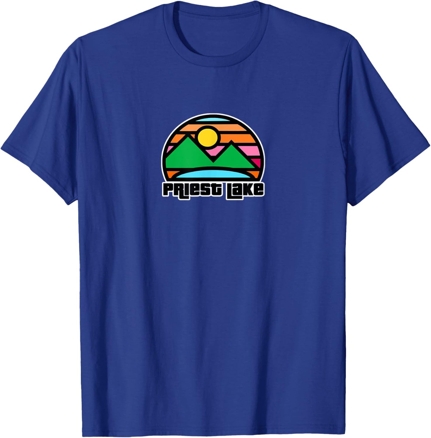 Priest Lake Idaho Nature Vacation Souvenir T-Shirt - T-Shirt | Royal