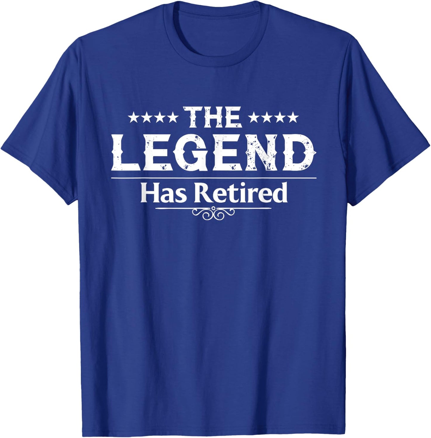 Funny The Legend Has Retired Gift Women Retirement T-Shirt - T-Shirt | Royal