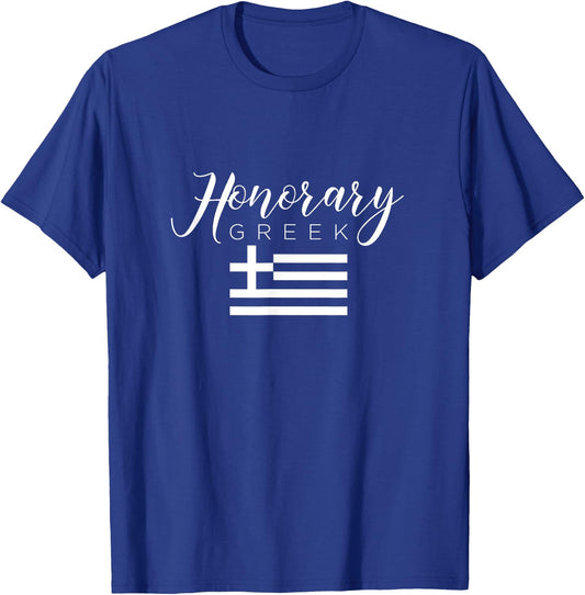 Honorary Greek - Funny Greece Souvenir T-Shirt - T-Shirt | Royal