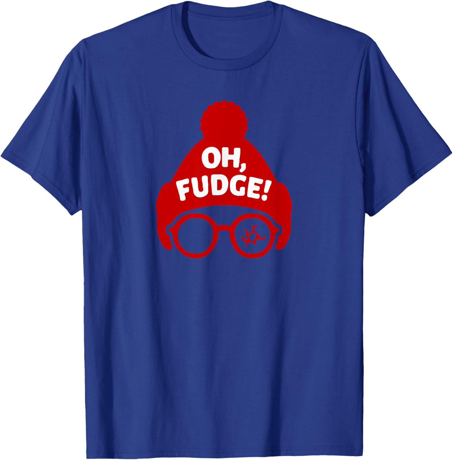 Oh Fudge! Funny Christmas Gift T-Shirt - T-Shirt | Royal
